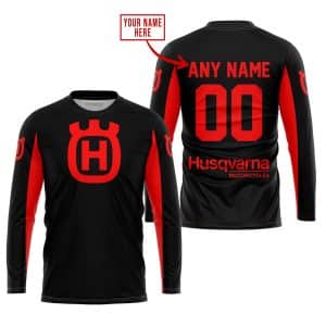 Custom name BraapGirls CUSTOM NAME RACING – LIMITED EDITION – HUSQVARNA – RED Brands for motocross girls and dirt bike riders - Brands view 1