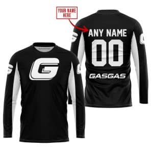 Custom name BraapGirls CUSTOM NAME RACING – LIMITED EDITION – GAS GAS – WHITE Brands for motocross girls and dirt bike riders - Brands view 3