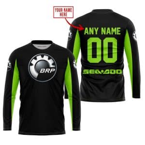 Custom name BraapGirls CUSTOM NAME RACING – LIMITED EDITION – SEA DOO – GREEN 1 Brands for motocross girls and dirt bike riders - Brands view 1