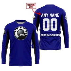 Custom name BraapGirls CUSTOM NAME RACING – LIMITED EDITION – SEA DOO – NAVY V2 Brands for motocross girls and dirt bike riders - Brands view 1