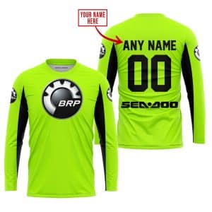 Custom name BraapGirls CUSTOM NAME RACING – LIMITED EDITION – SEA DOO – NEON V2 Brands for motocross girls and dirt bike riders - Brands view 1