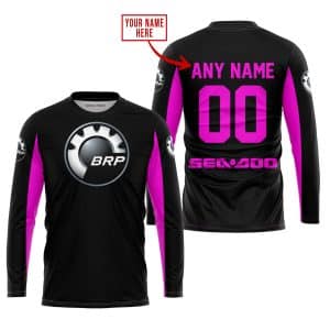 Custom name BraapGirls CUSTOM NAME RACING – LIMITED EDITION – SEA DOO – PINK Brands for motocross girls and dirt bike riders - Brands view 1