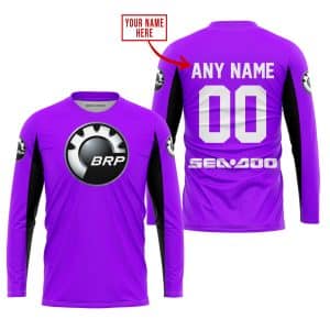 Custom name BraapGirls CUSTOM NAME RACING – LIMITED EDITION – SEA DOO – PURPLE V2 Brands for motocross girls and dirt bike riders - Brands view 1