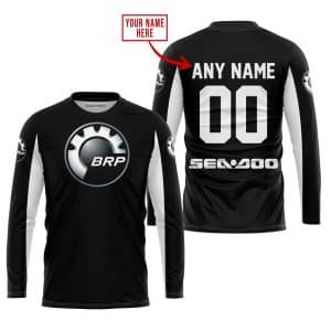 Custom name BraapGirls CUSTOM NAME RACING – LIMITED EDITION – SEA DOO – WHITE Brands for motocross girls and dirt bike riders - Brands view 1