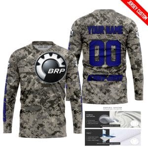 Custom name BraapGirls LIMITED EDITION PRODUCTS – US ARMY – CAN AM RACING – CUSTOM NAME – NAVY Brands for motocross girls and dirt bike riders - Brands view 1