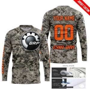 Custom name BraapGirls LIMITED EDITION PRODUCTS – US ARMY – CAN AM RACING – CUSTOM NAME – ORANGE Brands for motocross girls and dirt bike riders - Brands view 1