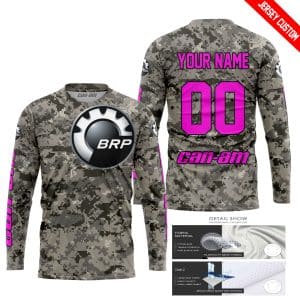 Custom name BraapGirls LIMITED EDITION PRODUCTS – US ARMY – CAN AM RACING – CUSTOM NAME – PINK Brands for motocross girls and dirt bike riders - Brands view 1