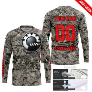 Custom name BraapGirls LIMITED EDITION PRODUCTS – US ARMY – CAN AM RACING – CUSTOM NAME – RED Brands for motocross girls and dirt bike riders - Brands view 1