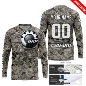 Custom name BraapGirls LIMITED EDITION PRODUCTS – US ARMY – CAN AM RACING – CUSTOM NAME – WHITE Brands for motocross girls and dirt bike riders - Brands view 1