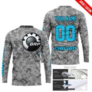 Custom name BraapGirls LIMITED EDITION PRODUCTS – US ARMY V1 – CAN AM RACING – CUSTOM NAME – SKY BLUE Brands for motocross girls and dirt bike riders - Brand...