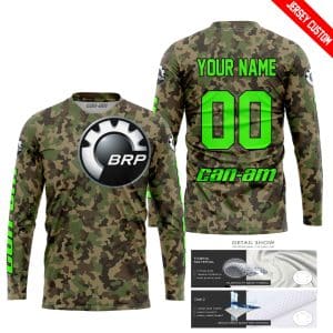 Custom name BraapGirls LIMITED EDITION PRODUCTS – US ARMY V3 – CAN AM RACING – CUSTOM NAME – GREEN Brands for motocross girls and dirt bike riders - Brands v...