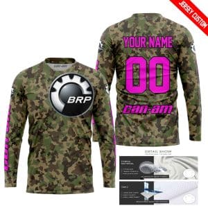 Custom name BraapGirls LIMITED EDITION PRODUCTS – US ARMY V3 – CAN AM RACING – CUSTOM NAME – PINK Brands for motocross girls and dirt bike riders - Brands vi...