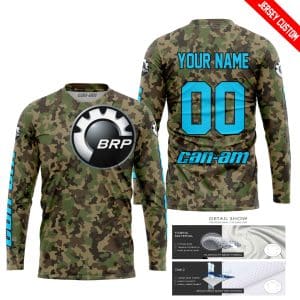 Custom name BraapGirls LIMITED EDITION PRODUCTS – US ARMY V3 – CAN AM RACING – CUSTOM NAME – SKY BLUE Brands for motocross girls and dirt bike riders - Brand...