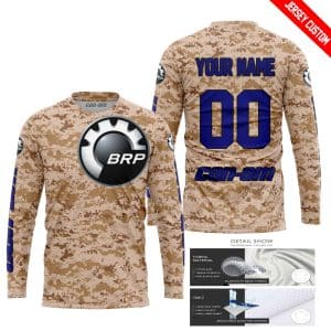 Custom name BraapGirls LIMITED EDITION PRODUCTS – US MARINE – CAN AM RACING – CUSTOM NAME – NAVY Brands for motocross girls and dirt bike riders - Brands view 1