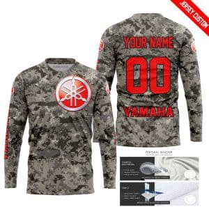 Custom name BraapGirls LIMITED EDITION PRODUCTS – US ARMY – YAMAHA RED RACING V1 – CUSTOM NAME Brands for motocross girls and dirt bike riders - Brands view 3