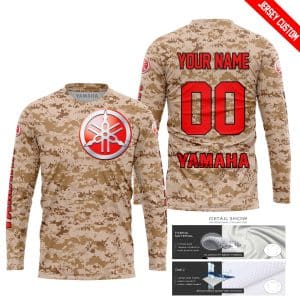 Custom name BraapGirls LIMITED EDITION PRODUCTS – US MARINE – YAMAHA RED RACING V1 – CUSTOM NAME Brands for motocross girls and dirt bike riders - Brands view 1