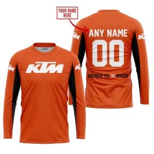 Custom name BraapGirls CUSTOM NAME RACING – LIMITED EDITION – KTM – ORANGE V2 Brands for motocross girls and dirt bike riders - Brands view 1