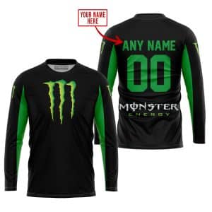 Custom name BraapGirls CUSTOM NAME RACING – LIMITED EDITION – MONSTER – GREEN Brands for motocross girls and dirt bike riders - Brands view 1