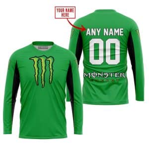 Custom name BraapGirls CUSTOM NAME RACING – LIMITED EDITION – MONSTER – GREEN V2 Brands for motocross girls and dirt bike riders - Brands view 1