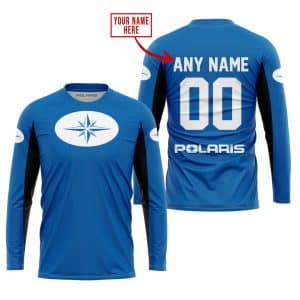 Custom name BraapGirls CUSTOM NAME RACING – LIMITED EDITION – POLARIS – BLUE V2 Brands for motocross girls and dirt bike riders - Brands view 1