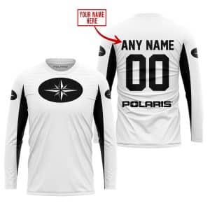 Custom name BraapGirls CUSTOM NAME RACING – LIMITED EDITION – POLARIS – WHITE V2 Brands for motocross girls and dirt bike riders - Brands view 3