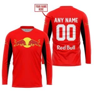 Custom name BraapGirls CUSTOM NAME RACING – LIMITED EDITION – REDBULL – RED V2 Brands for motocross girls and dirt bike riders - Brands view 1