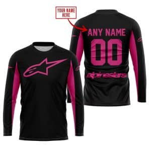 Custom name BraapGirls CUSTOM NAME RACING – LIMITED EDITION – ALPINESTARS – PINK 1 Alpinestars for motocross girls and dirt bike riders - Alpinestars view 1