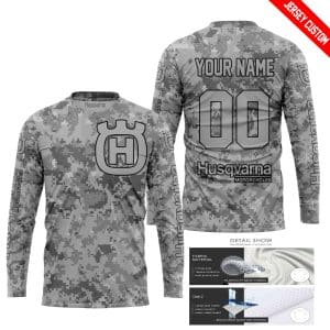 Custom name BraapGirls LIMITED EDITION PRODUCTS – US ARMY V1 – HUSQVARNA RACING – CUSTOM NAME Brands for motocross girls and dirt bike riders - Brands view 1