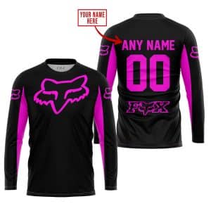 Custom name BraapGirls CUSTOM NAME RACING – LIMITED EDITION – FOX RACING – PINK Brands for motocross girls and dirt bike riders - Brands view 1