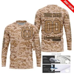 Custom name BraapGirls LIMITED EDITION PRODUCTS – US MARINE – HUSQVARNA RACING – CUSTOM NAME Brands for motocross girls and dirt bike riders - Brands view 1