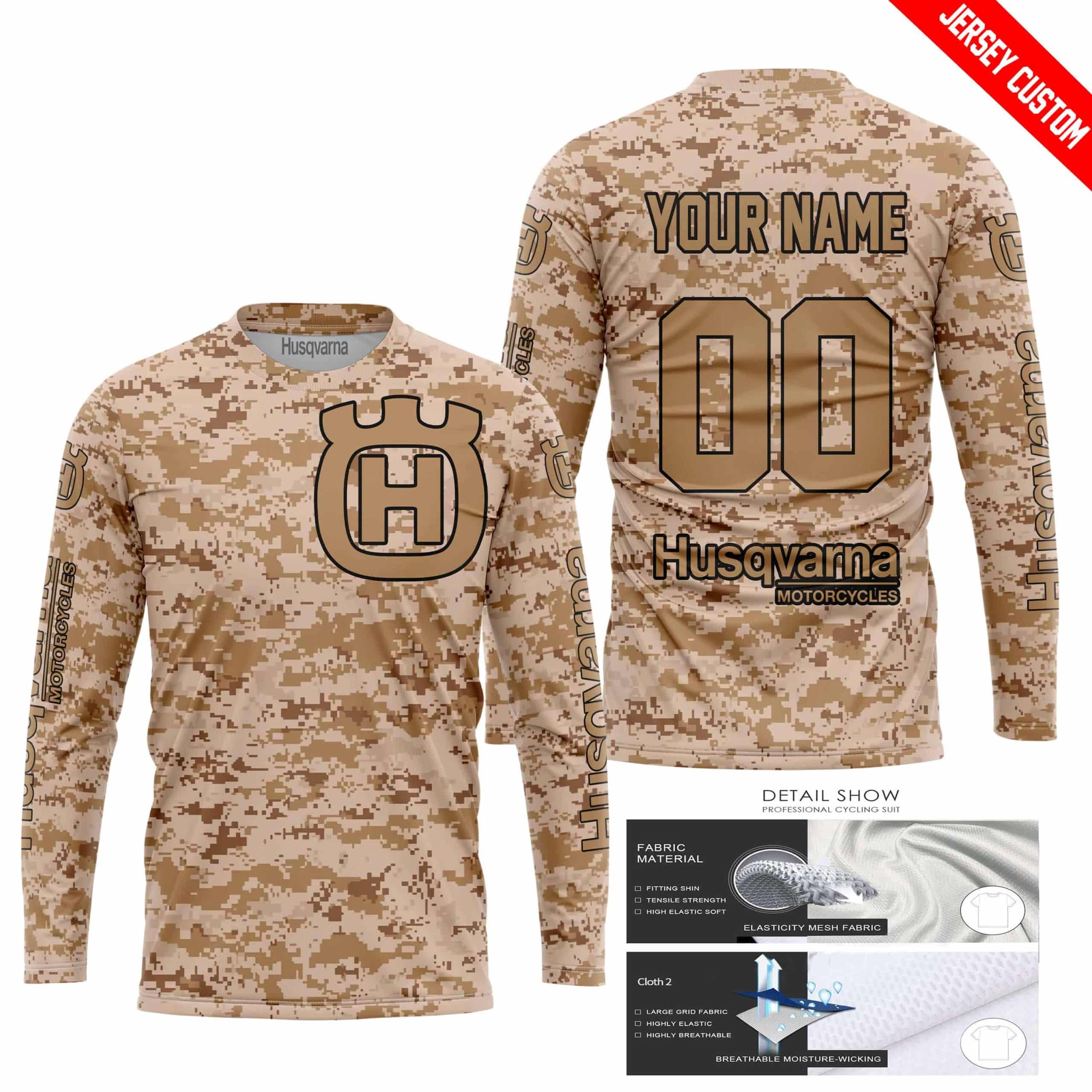LIMITED EDITION PRODUCTS – US MARINE – HUSQVARNA RACING – CUSTOM NAME view 3
