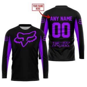 Custom name BraapGirls CUSTOM NAME RACING – LIMITED EDITION – FOX RACING – PURPLE Brands for motocross girls and dirt bike riders - Brands view 1