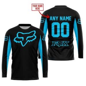 Custom name BraapGirls CUSTOM NAME RACING – LIMITED EDITION – FOX RACING – SKY BLUE Brands for motocross girls and dirt bike riders - Brands view 1