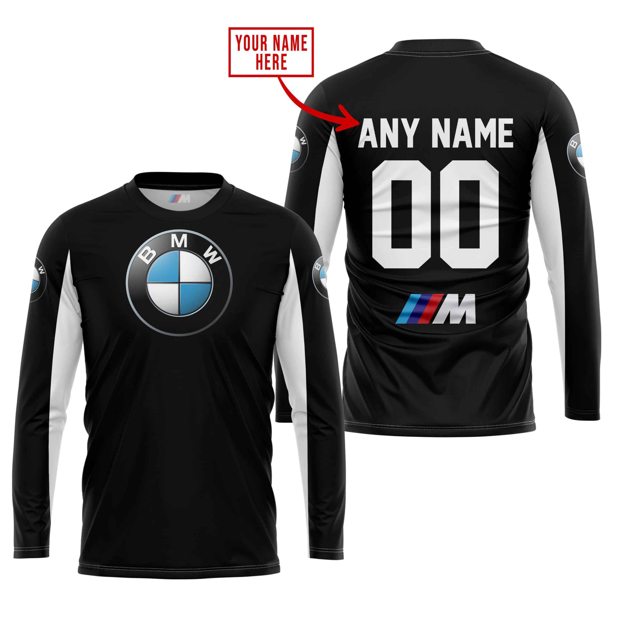 CUSTOM NAME RACING - LIMITED EDITION - BMW - WHITE view 3