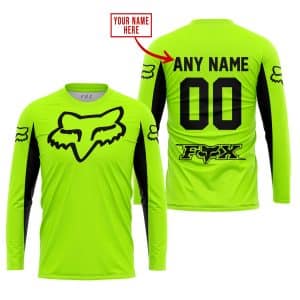 Custom name BraapGirls CUSTOM NAME RACING – LIMITED EDITION – FOX RACING V2 – NEON Brands for motocross girls and dirt bike riders - Brands view 1