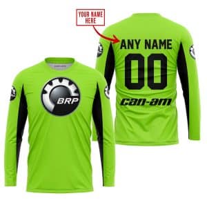 Custom name BraapGirls CUSTOM NAME RACING – LIMITED EDITION – CAN AM – GREEN 1 V2 Brands for motocross girls and dirt bike riders - Brands view 1