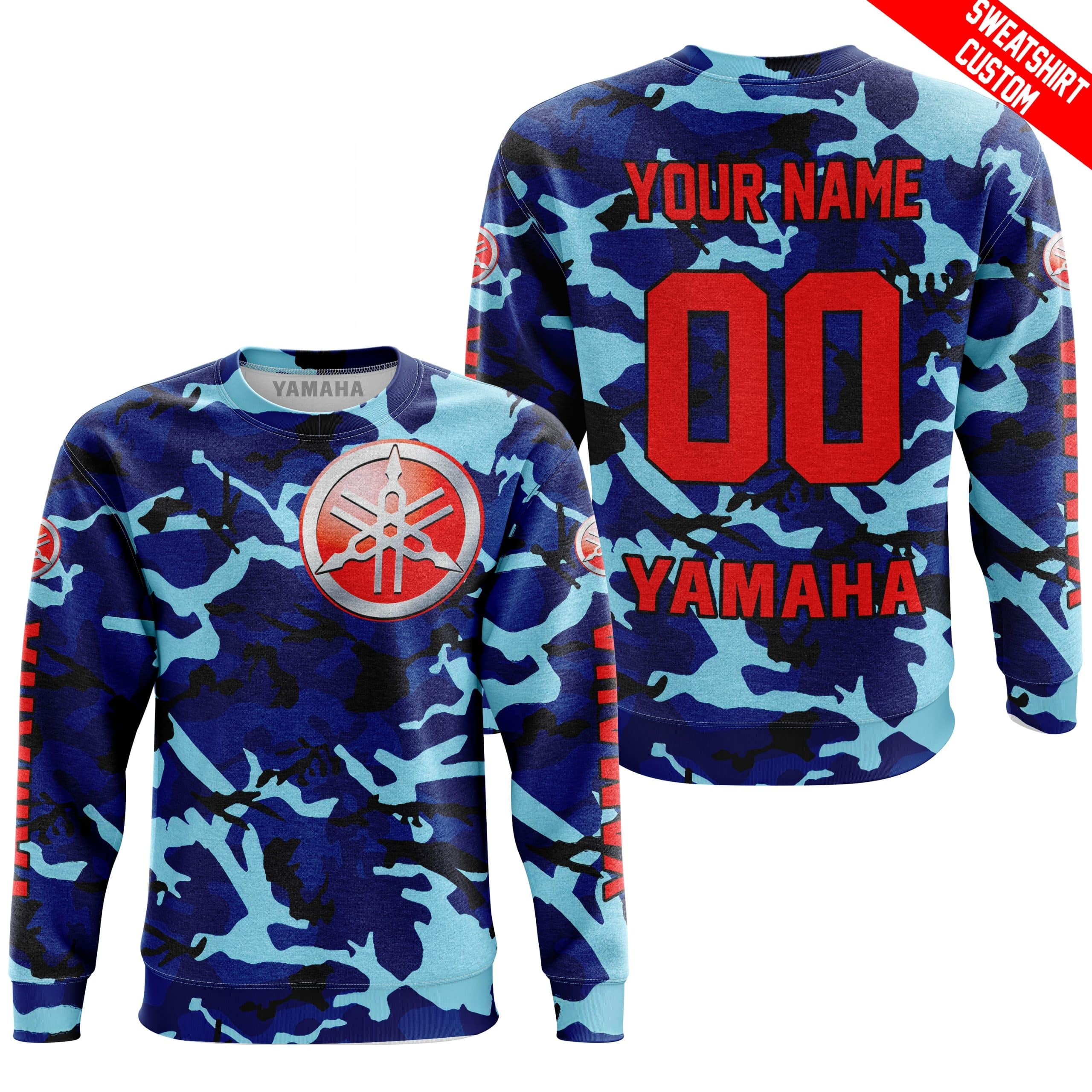 LIMITED EDITION PRODUCTS - US NAVY V1 - YAMAHA RED RACING V1 - CUSTOM NAME view 5