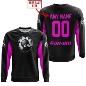 Custom name BraapGirls CUSTOM NAME RACING – LIMITED EDITION – CAN AM – PINK Brands for motocross girls and dirt bike riders - Brands view 3