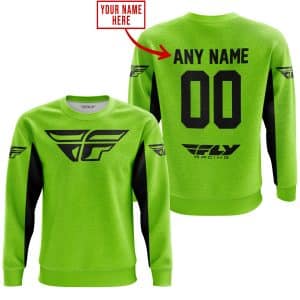 Custom name BraapGirls CUSTOM NAME RACING – LIMITED EDITION – FLY RACING- GREEN 1 V2 Brands for motocross girls and dirt bike riders - Brands view 3