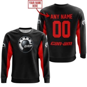 Custom name BraapGirls CUSTOM NAME RACING – LIMITED EDITION – CAN AM – RED Brands for motocross girls and dirt bike riders - Brands view 3