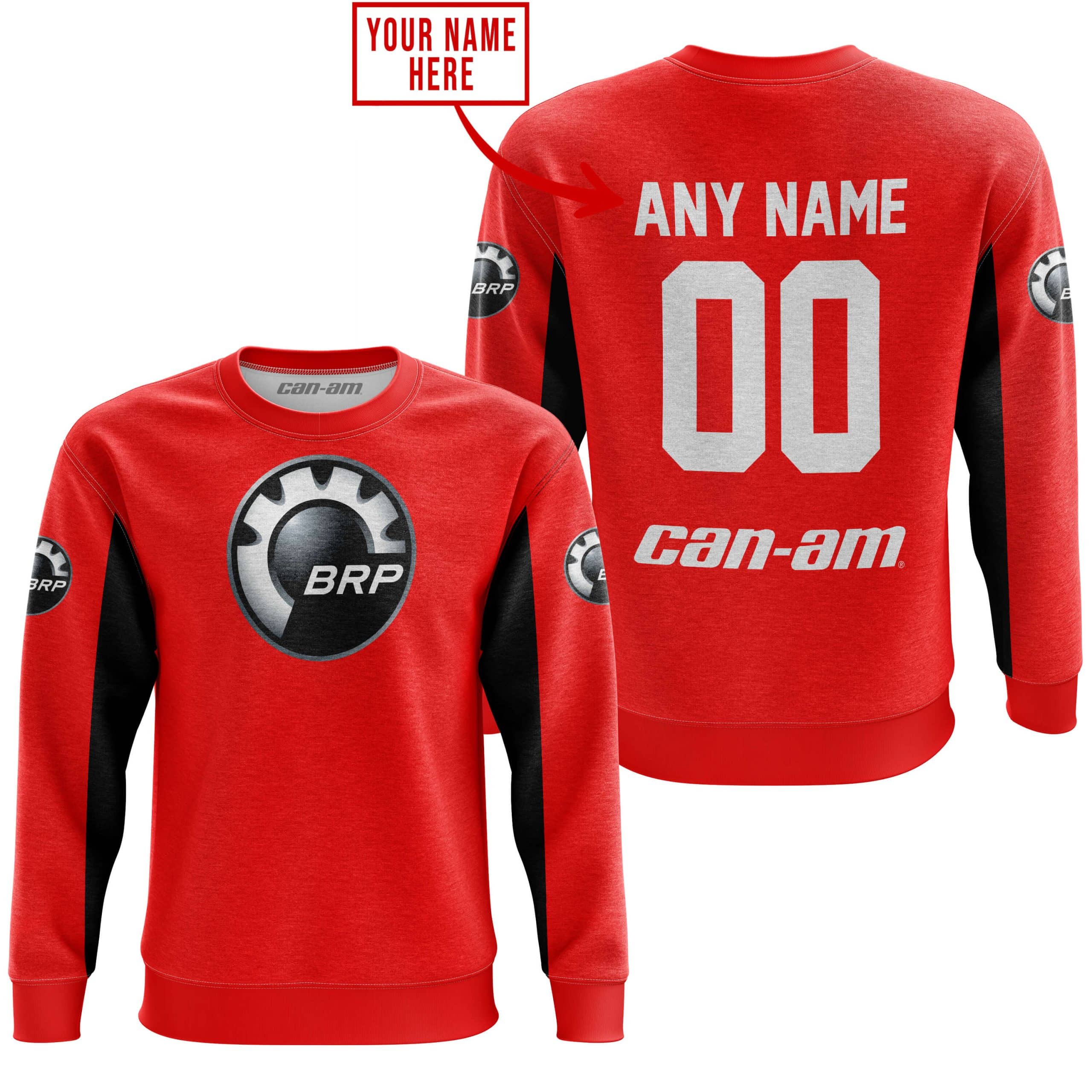 CUSTOM NAME RACING - LIMITED EDITION - CAN AM - RED V2 view 5