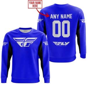 Custom name BraapGirls CUSTOM NAME RACING – LIMITED EDITION – FLY RACING- BLUE V2 Brands for motocross girls and dirt bike riders - Brands view 3