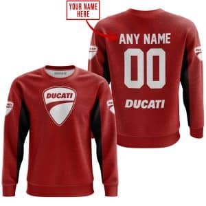 Custom name BraapGirls CUSTOM NAME RACING – LIMITED EDITION – DUCATI – RED V2 Brands for motocross girls and dirt bike riders - Brands view 2