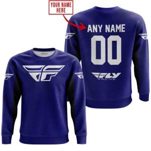 Custom name BraapGirls CUSTOM NAME RACING – LIMITED EDITION – FLY RACING- NAVY V2 Brands for motocross girls and dirt bike riders - Brands view 3
