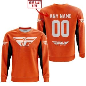 Custom name BraapGirls CUSTOM NAME RACING – LIMITED EDITION – FLY RACING- ORANGE V2 Brands for motocross girls and dirt bike riders - Brands view 3
