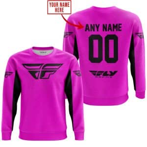 Custom name BraapGirls CUSTOM NAME RACING – LIMITED EDITION – FLY RACING- PINK V2 Brands for motocross girls and dirt bike riders - Brands view 3