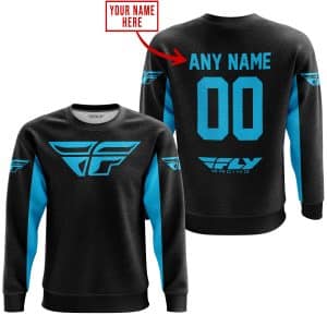 Custom name BraapGirls CUSTOM NAME RACING – LIMITED EDITION – FLY RACING- SKY BLUE Brands for motocross girls and dirt bike riders - Brands view 3