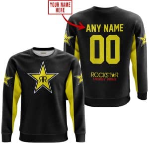 Custom name BraapGirls CUSTOM NAME RACING – LIMITED EDITION – ROCKSTAR – YELLOW Brands for motocross girls and dirt bike riders - Brands view 3