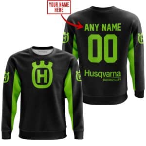 Custom name BraapGirls CUSTOM NAME RACING – LIMITED EDITION – HUSQVARNA – GREEN 1 Brands for motocross girls and dirt bike riders - Brands view 3