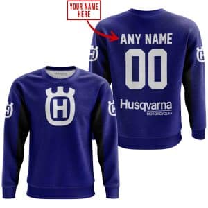 Custom name BraapGirls CUSTOM NAME RACING – LIMITED EDITION – HUSQVARNA – NAVY V2 Brands for motocross girls and dirt bike riders - Brands view 3